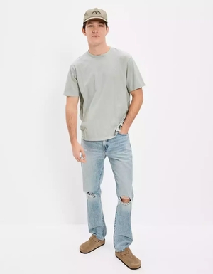 T Shirts American Eagle AE Super Soft Legend Menthe Homme | HTB-79773640